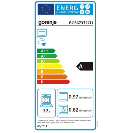 Gorenje BOS67372CLI SÜTŐ BEÉPÍTHETŐ ELEKTROMOS