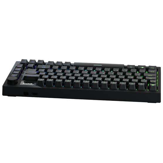 AVAX GM02 75% Gasket RGB mechanikus vezetékes billentyűzet Outemu piros switch AVAX GM02 75% Gasket RGB mechanikus vezetékes billentyűzet Outemu piros switch