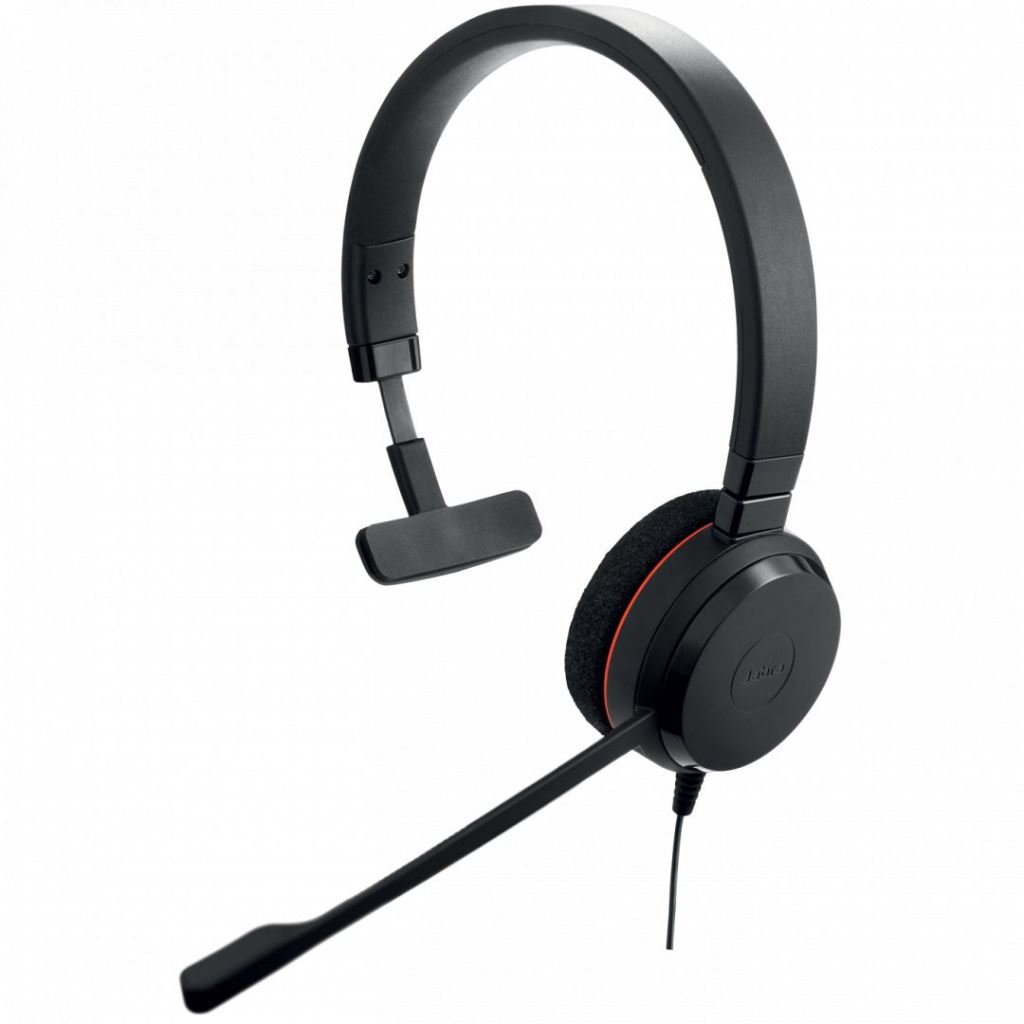 Jabra 4993-829-489 EVOLVE 20SE UC Mono USB-C Headset  fekete