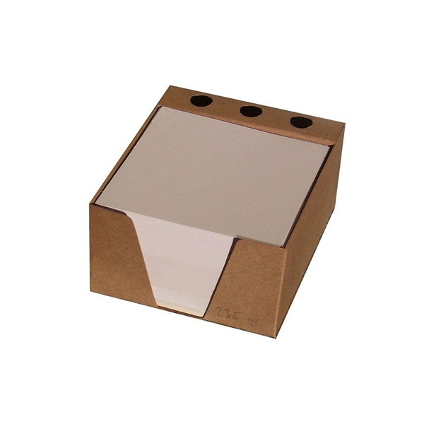 Caesar dobozos fehér lapos jegyzettömb írószertartóval Caesar dobozos fehér lapos jegyzettömb írószertartóval