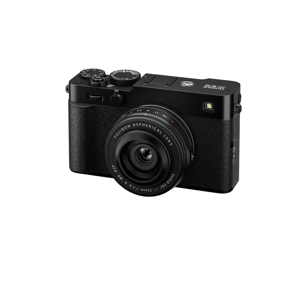Fujifilm X-E5 + XF 23mm f/2.8 R WR MILC fényképezőgép KIT (fekete)