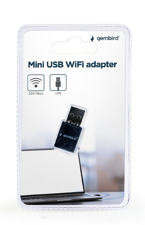 Gembird 300Mbps Mini USB WiFi adapter (WNP-UA300-01)