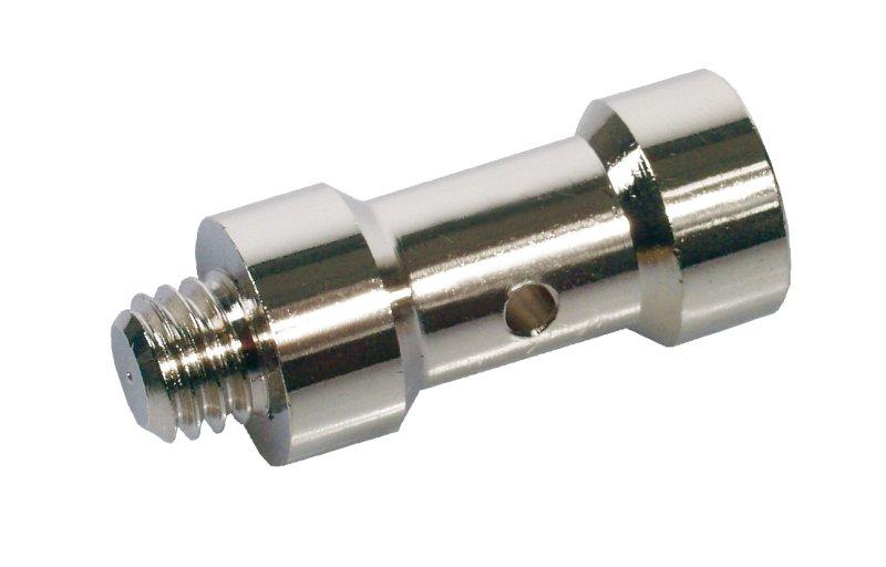 Dörr Spigot F 1/4 - M 3/8 inch, króm