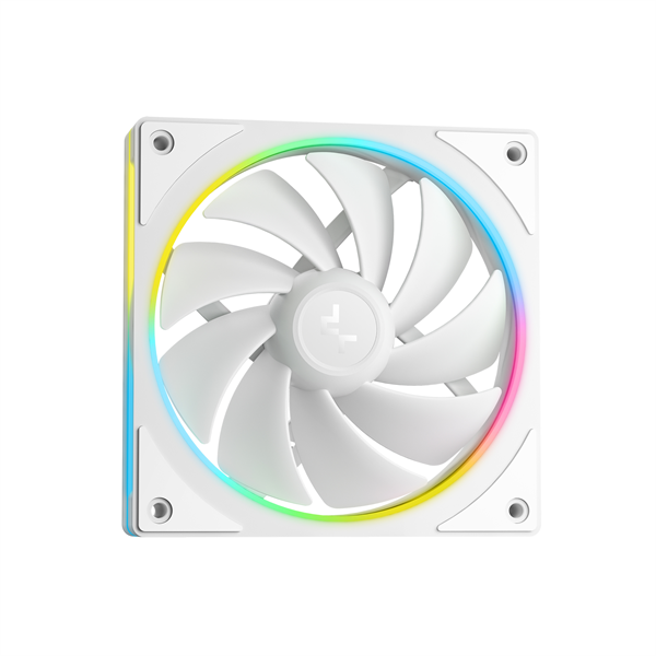 DeepCool  LM240 WH max 36.07dB  max. 112,52 m3/h  2x12cm LED kijelző CPU Water Cooler Fehér