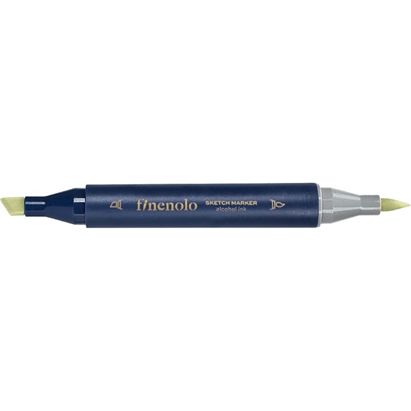 Deli Finenolo 38 - Pale Yellow kétvégű permanent ART marker Deli Finenolo 38 - Pale Yellow kétvégű permanent ART marker
