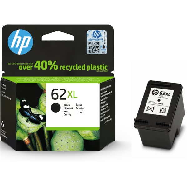 HP C2P05AE nagy kapacitású tintapatron fekete (62XL)