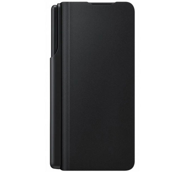 SAMSUNG műanyag telefonvédő (antimikrobiális bevonat + S-pen) FEKETE [Samsung Galaxy Z Fold3 5G (SM-F926)]