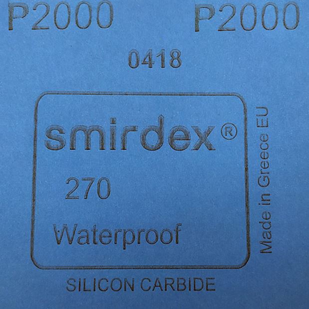 Smirdex 270 vízálló csiszolópapír 230x280 mm P2000 (30171847)