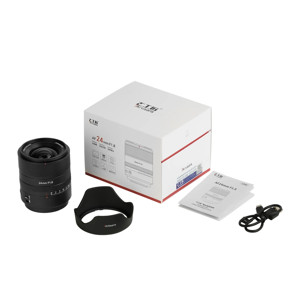 7Artisans AF 24mm F1.8 autófókuszos (Sony-E) Full Frame (AF24F18B-E) objektív