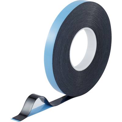 Kétoldalas ragasztószalag, piros/fekete, 30 m x 20 mm, akril, 1 tekercs, TOOLCRAFT 93038c186 Kétoldalas ragasztószalag, piros/fekete, 30 m x 20 mm, akril, 1 tekercs, TOOLCRAFT 93038c186