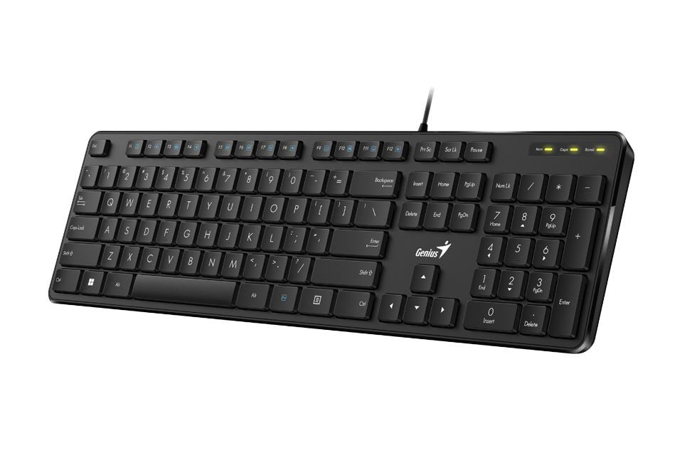 Genius SlimStar M200 billentyűzet fekete (31310019404)