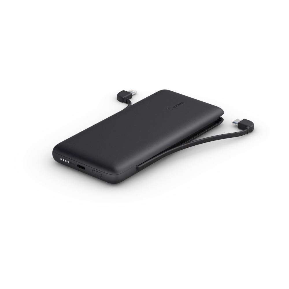 Belkin Boost Charge Plus USB-C Power Bank 10000mAh, beépített kábellel fekete (BPB006btBLK) Belkin Boost Charge Plus USB-C Power Bank 10000mAh, beépített kábellel fekete (BPB006btBLK)