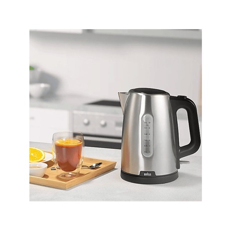 Braun WK1500BK vízforraló rozsdamentes acél