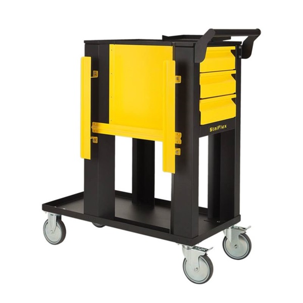 Stalflex WT-3D-TIG-Y 3 sárga fiókos szerelőkocsi Stalflex WT-3D-TIG-Y 3 sárga fiókos szerelőkocsi