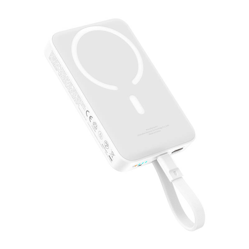 Baseus Mini 10000mAh 30W mágneses Powerbank Fehér  Bayern Edition