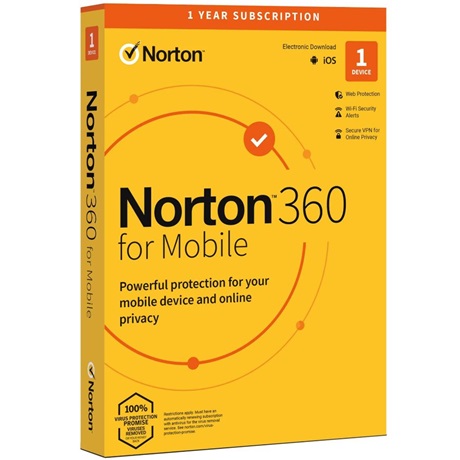 Norton 360 MOBILE HU 1 FELHASZNÁLÓ 12 HÓ Antivírus szoftver