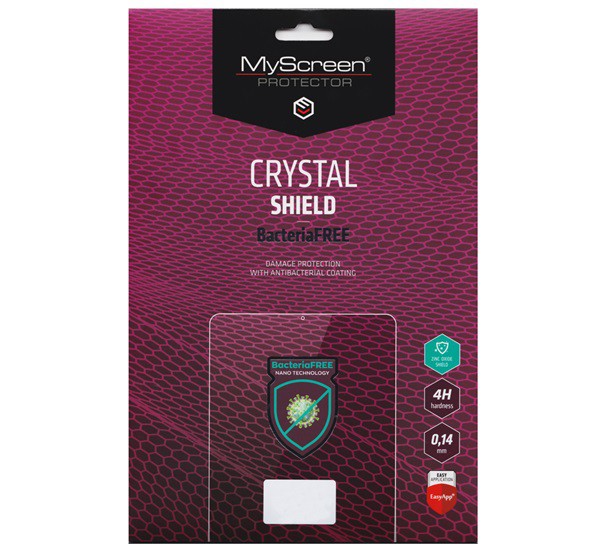 MYSCREEN CRYSTAL BacteriaFREE képernyővédő fólia (antibakteriális, 4H, NEM íves) ÁTLÁTSZÓ [Samsung Galaxy Tab A7 Lite LTE (SM-T225)]