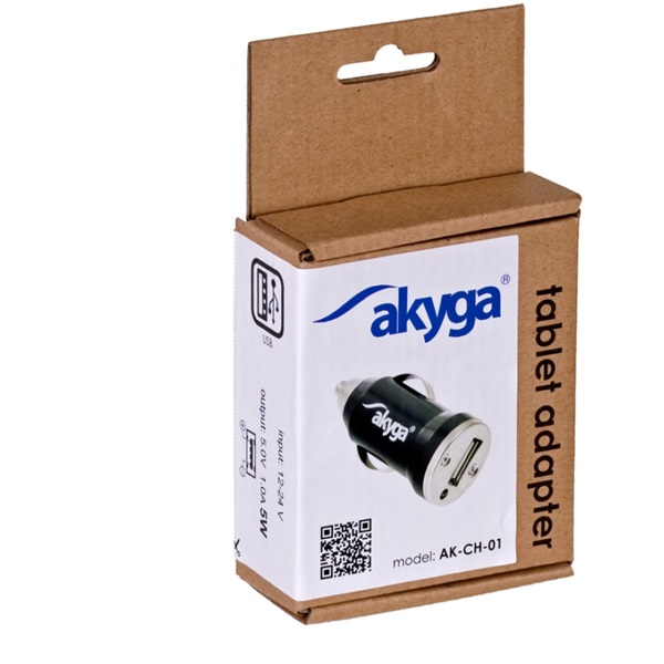 Akyga szivargyújtó adapter USB 5V/1A  (AK-CH-01)