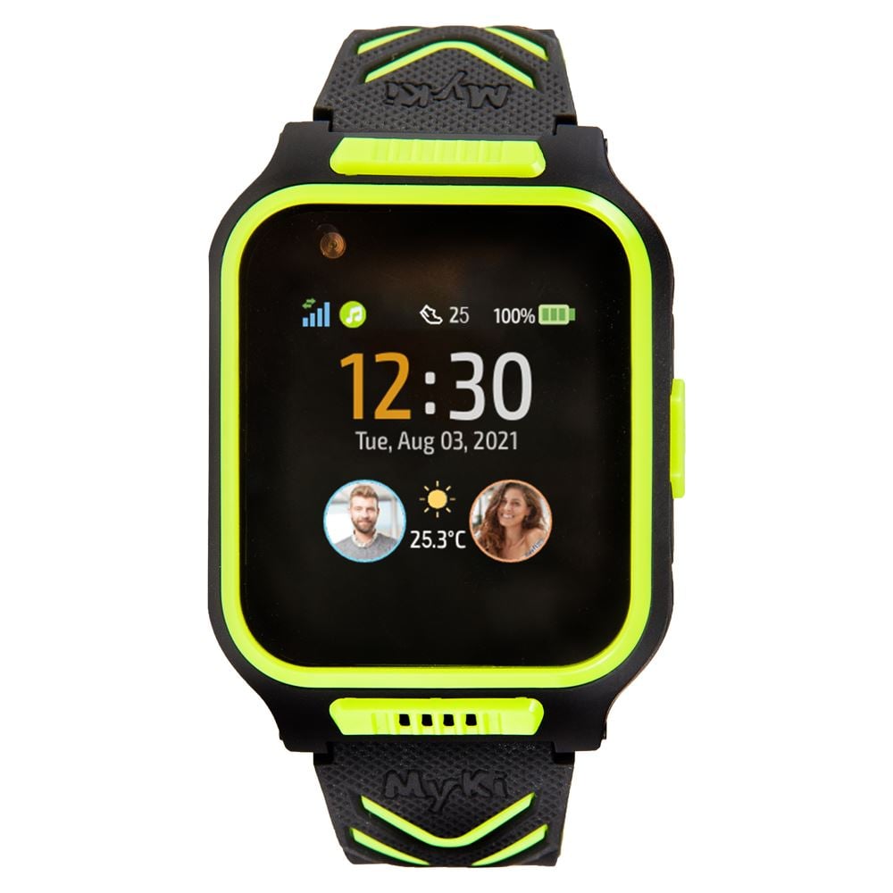 MyKi 4 (4G) gyermek okosóra zöld-fekete (MYKI-WATCH4-4G-GR)