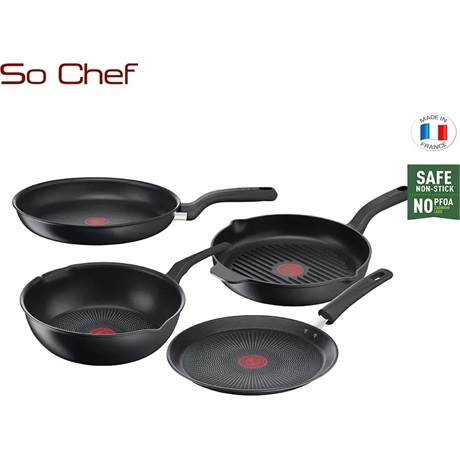 Tefal G2673872 PALACSINTASÜTŐ 25CM SO CHEF BLACK