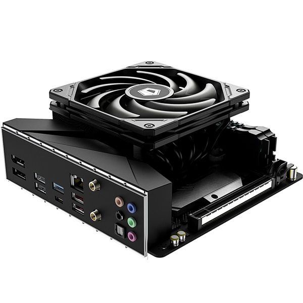 ID-Cooling  IS-55 BLACK  4pin csatlakozó 5 db heatpipe 12cm PWM CPU Cooler 
