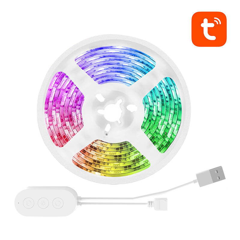 Gosund SL1 WiFi-s intelligens RGB LED szalag, Tuya (2,8m) Gosund SL1 WiFi-s intelligens RGB LED szalag, Tuya (2,8m)