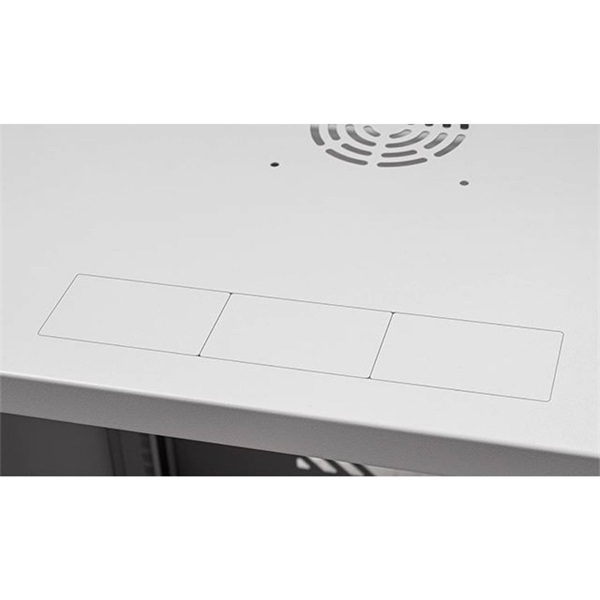 Stalflex 12U fali rack szekrény 19" 450mm szürke (RC19-12U-450GG)