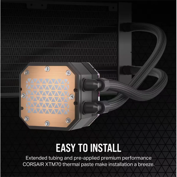 CORSAIR iCUE H150i ELITE CAPELLIX XT, 360mm Radiator, Liquid CPU Hűtő CORSAIR iCUE H150i ELITE CAPELLIX XT, 360mm Radiator, Liquid CPU Hűtő