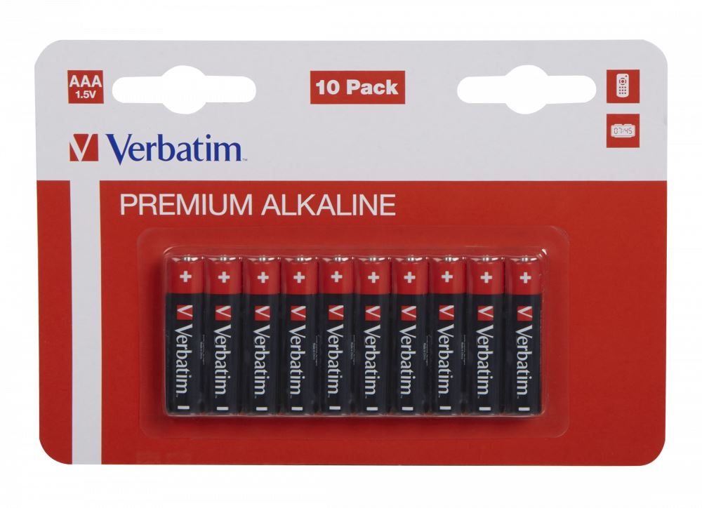 Verbatim alkáli mini ceruzaelem AAA (10db/csomag) (49874)