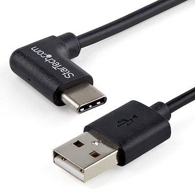 Startech.com USB-A - USB Type-C (hajlított) adat- és töltőkábel 1m fekete (USB2AC1MR) Startech.com USB-A - USB Type-C (hajlított) adat- és töltőkábel 1m fekete (USB2AC1MR)
