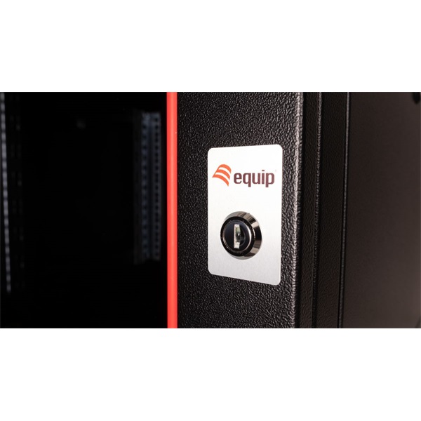 Equip Fali Rackszekrény  EPM-07-6060-B-CBAA 19" 7U  600x600mm előre szerelt Fekete 