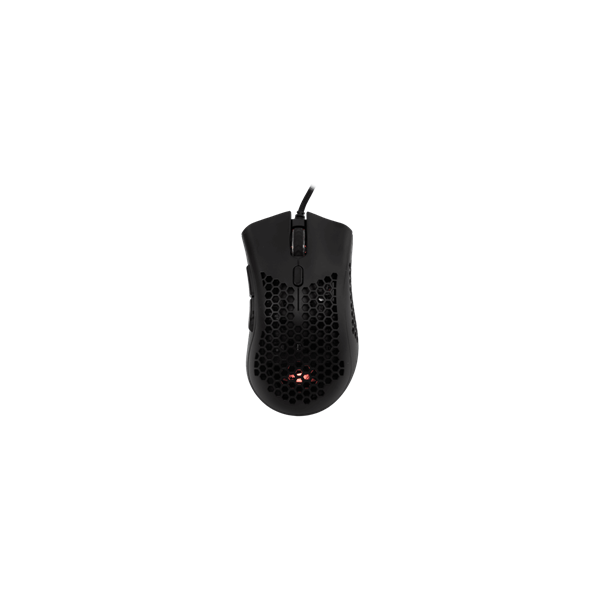 Baracuda W029910 CORAL-B, BGM-031B gamer egér,6D, fekete, 12800 dpi