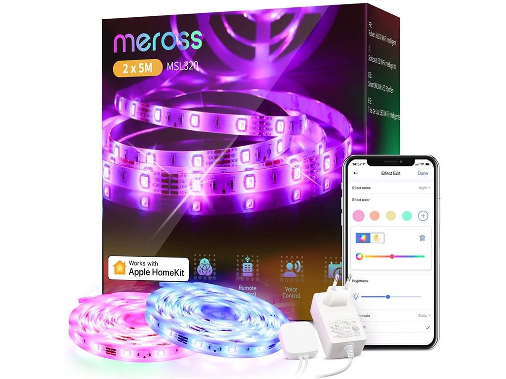 Meross Smart WiFi  LED szalag 2x5m (MSL320HK)