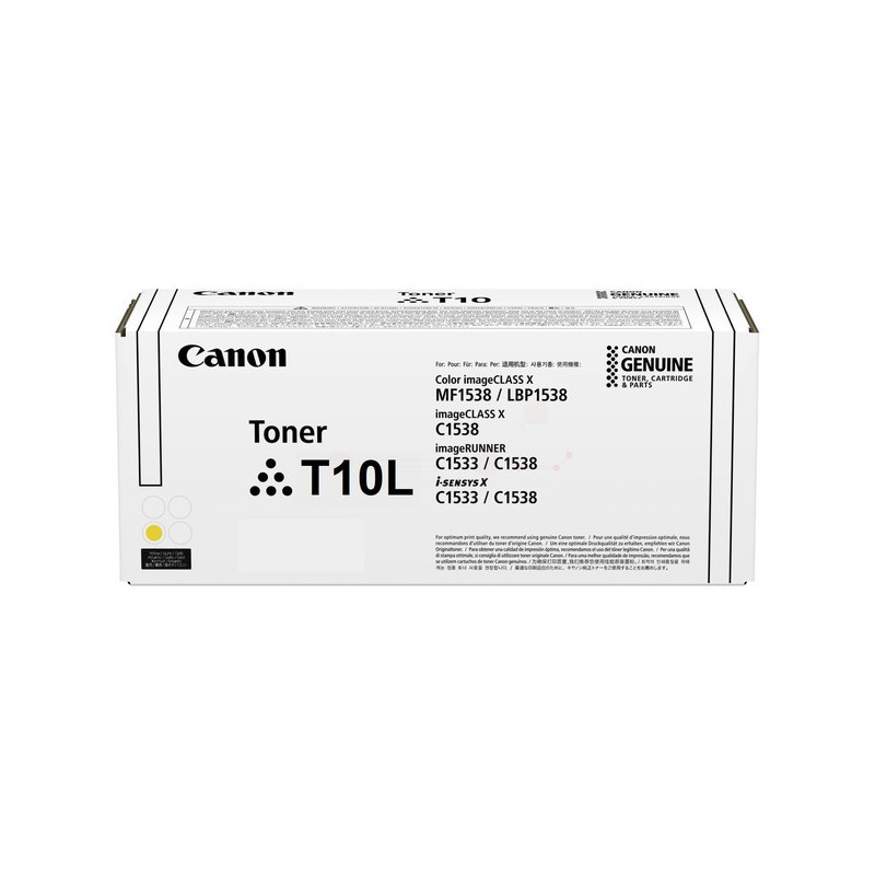 Canon T10L Toner Sárga 5.000 oldal Eredeti Canon T10L Toner Sárga 5.000 oldal Eredeti