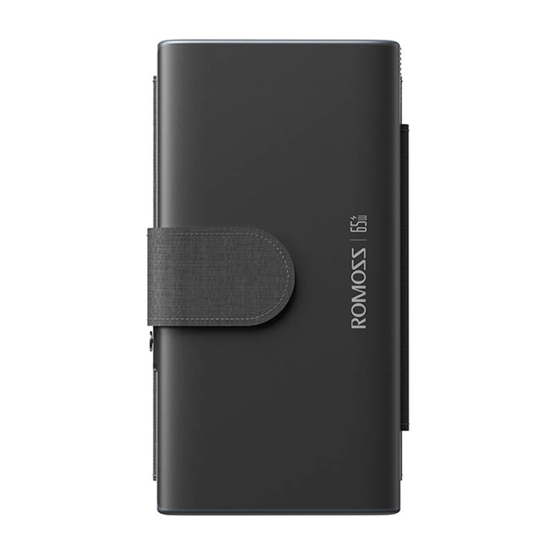 ROMOSS Solar Powerbank 30000mAh 65W Fekete