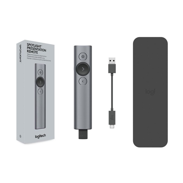 Logitech Spotlight prezenter palaszínű (910-004861)