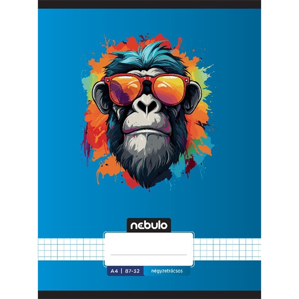 Nebulo Xtreme A4 87-32 tűzött kockás füzet Nebulo Xtreme A4 87-32 tűzött kockás füzet