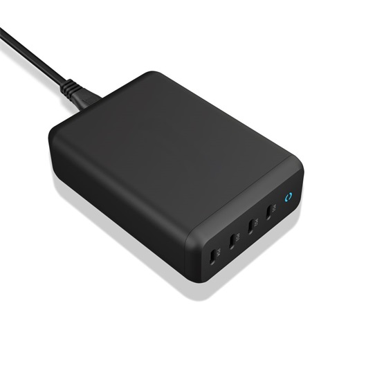 CHG AVAX DC637 DESKY+ 4xType C (PD 3.0) 200W GaN gyorstöltő elosztó - Dobozsérült termék