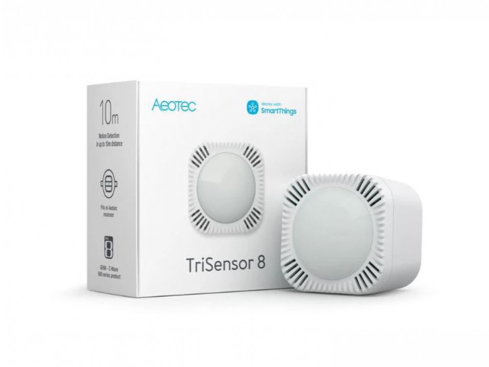Aeotec TriSensor 8 hőmérséklet, mozgás és fény érzékelő ZWA045C