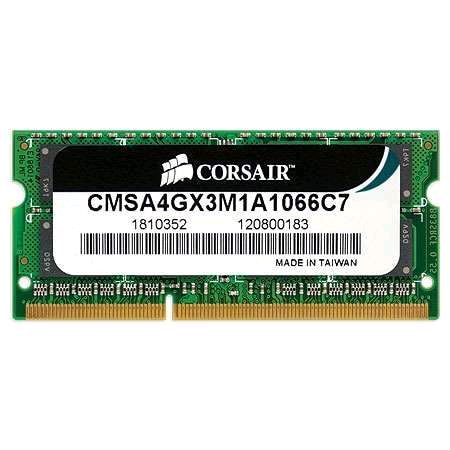 4GB 1066MHz DDR3 Mac Notebook RAM Corsair (CMSA4GX3M1A1066C7)