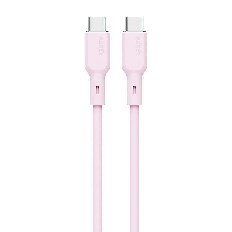 USB-C to USB-C Cable Aukey CB-SCC102, 100W, 1.8m (pink)