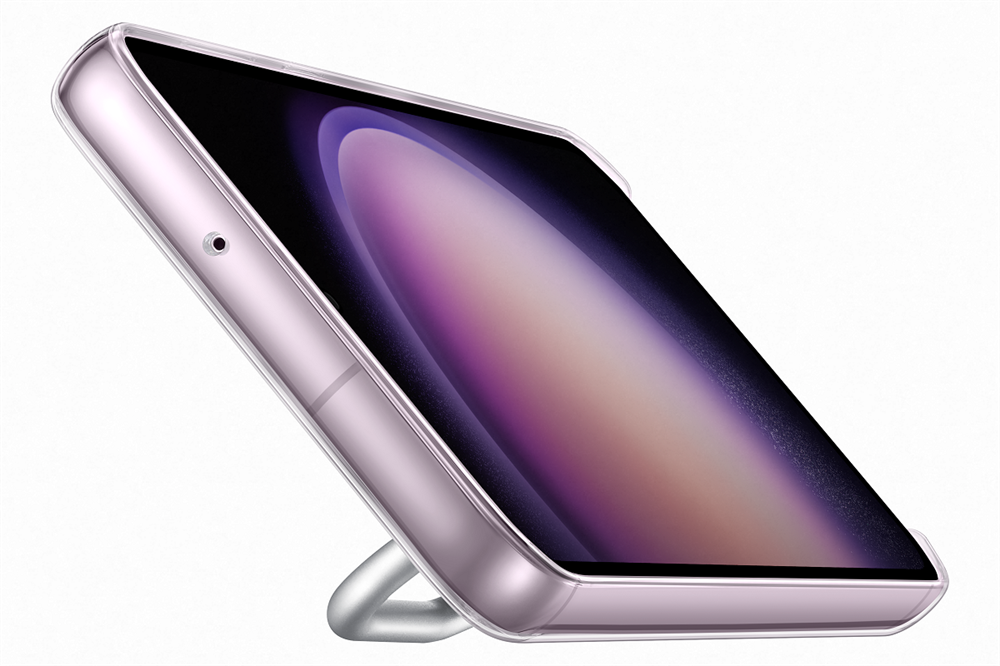 Samsung S23 Plus SAMSUNG műanyag telefonvédő ultravékony  kitámasztó  ÁTLÁTSZÓ