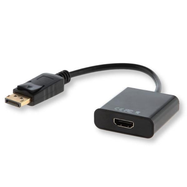 Savio CL-55/B Displayport apa és HDMI anya adapter Savio CL-55/B Displayport apa és HDMI anya adapter