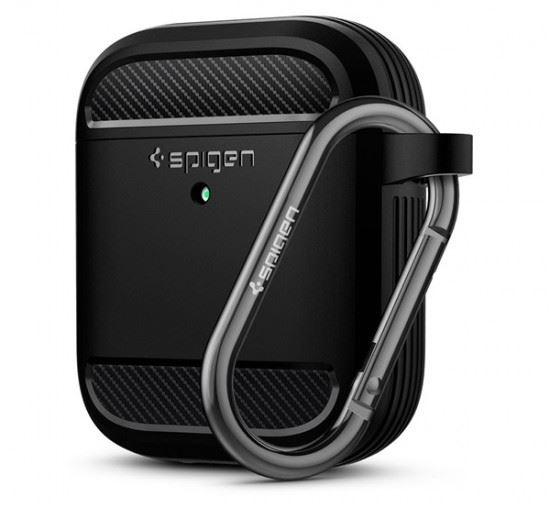 Spigen Rugged Armor Apple AirPods tok fekete (ASD01117)