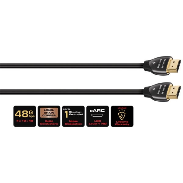 AudioQuest Pearl HDM48PEA200 2m HDMI 2.1 kábel AudioQuest Pearl HDM48PEA200 2m HDMI 2.1 kábel