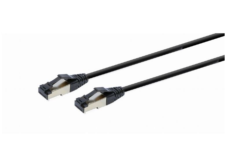 Gembird S/FTP CAT8 LSZH patch kábel 1.5m fekete (PP8-LSZHCU-BK-1.5M)