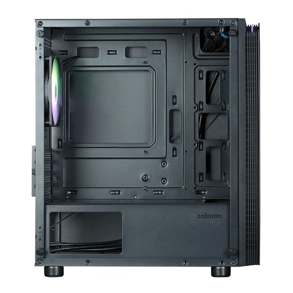Zalman T4 PLUS Black fekete (táp nélküli) ablakos mATX ház