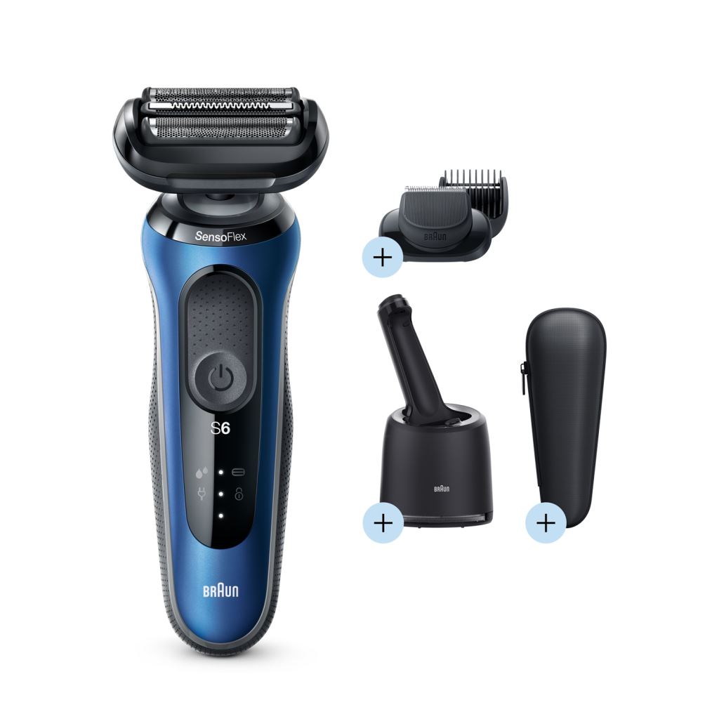 Braun Series 6 60-B7500cc Wet&Dry borotva kék (10AS010028)