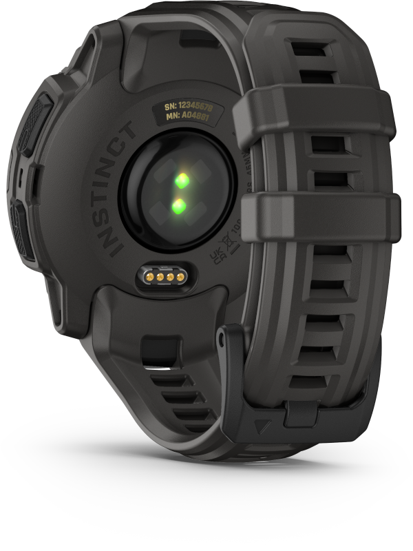 Garmin Instinct E 45mm okosóra fekete-sötétszürke szíjjal