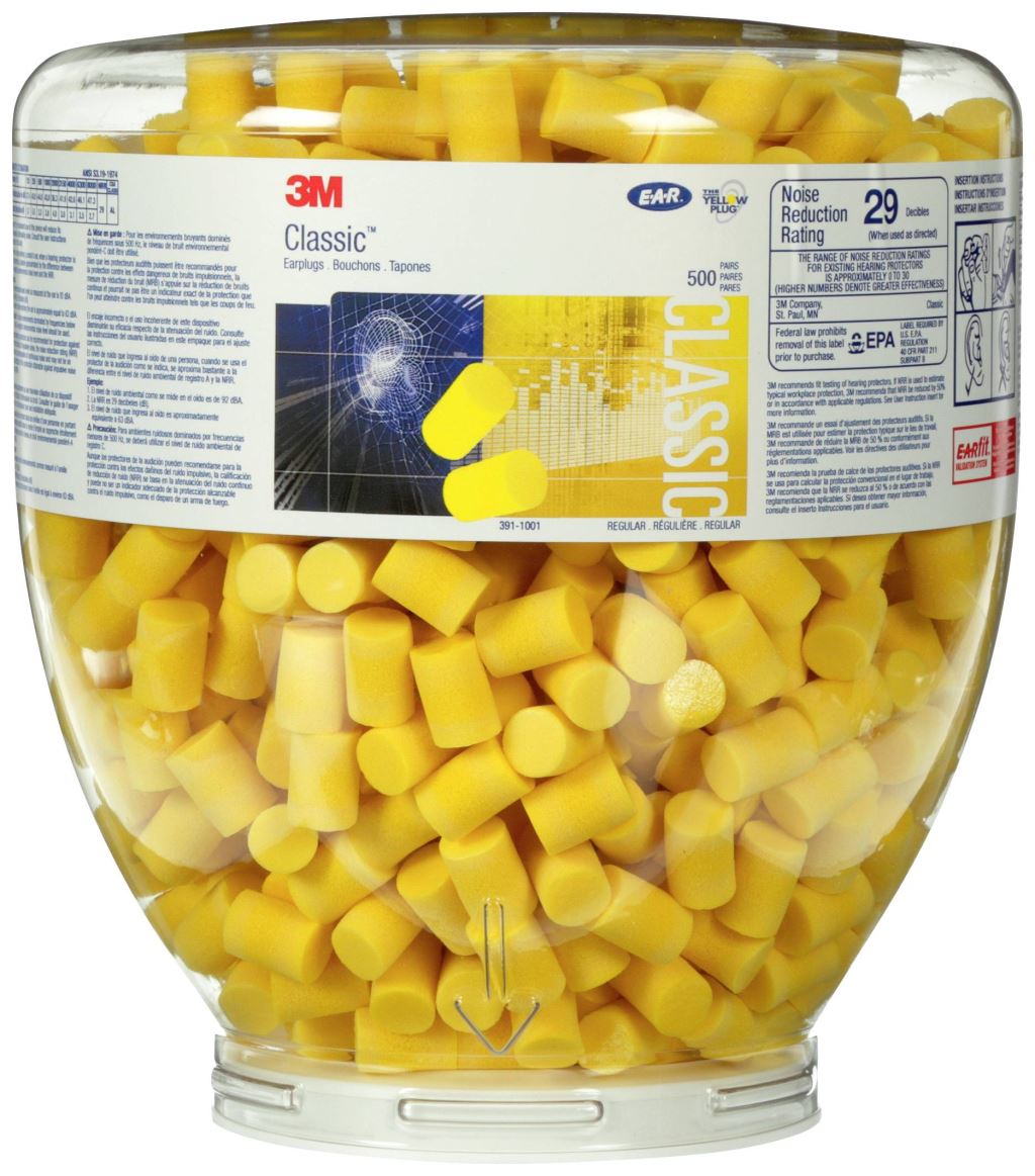 3M EAR Classic PD01001 füldugó utántöltő csomag ,28 dB, 500 pár